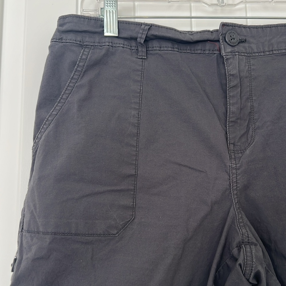 Social standard by sanctuary, Sz M, gray stretch, short, button tab cuff - Picture 2 of 12